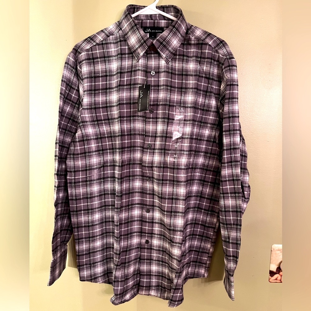 John Ashford Flannel Plaid Shirt